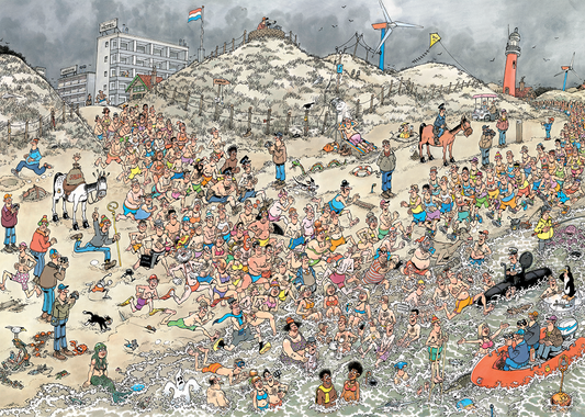 Jan van Haasteren - New year’s dip (1 000)