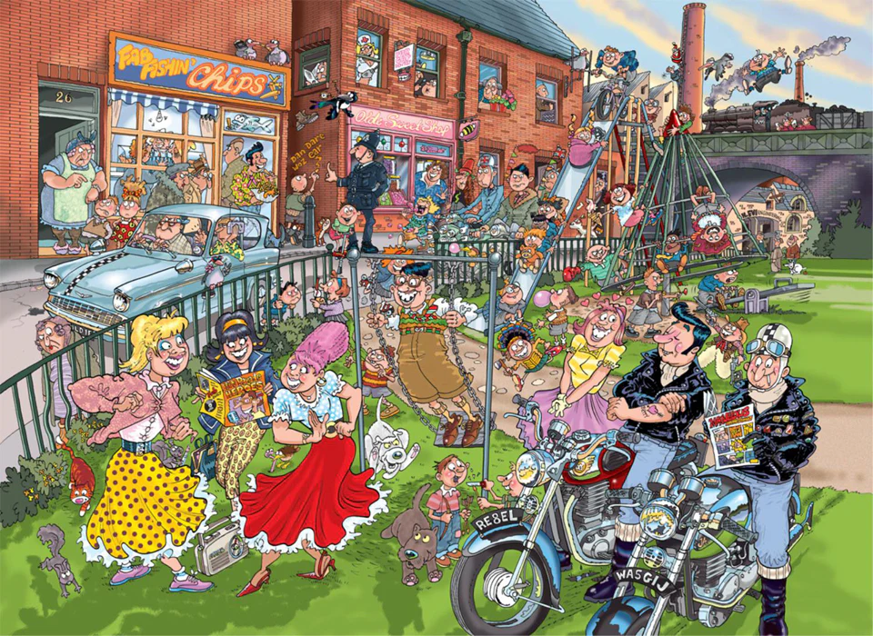 Wasgij Destiny 14 - How times have changed! (1 000)