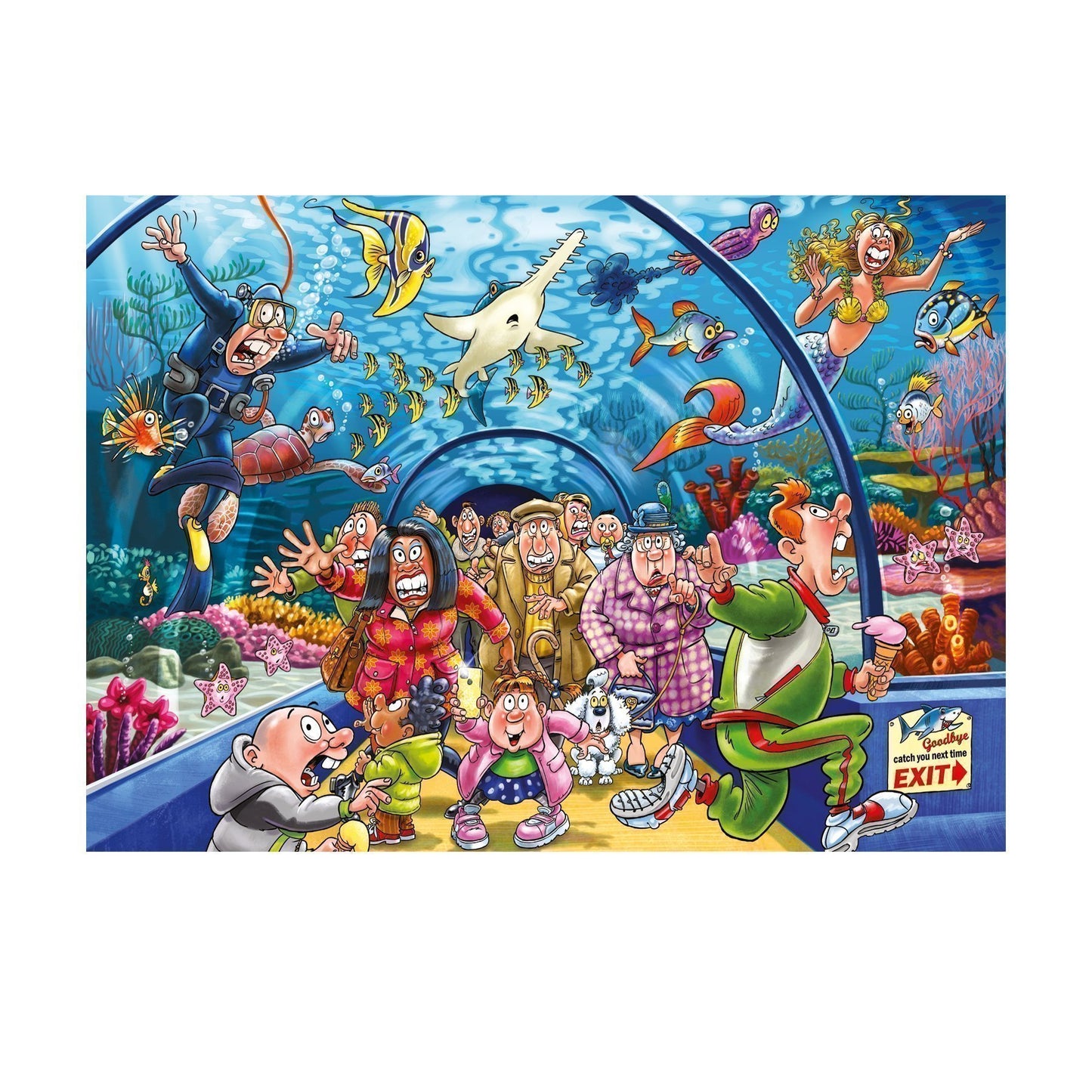 Wasgij Original 43 - Aquarium Antics! (1 000)