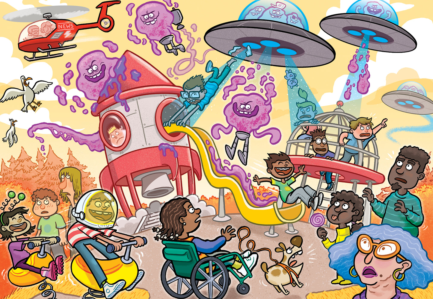 Wasgij Junior 4 - TBD - Alien Invasion (240)