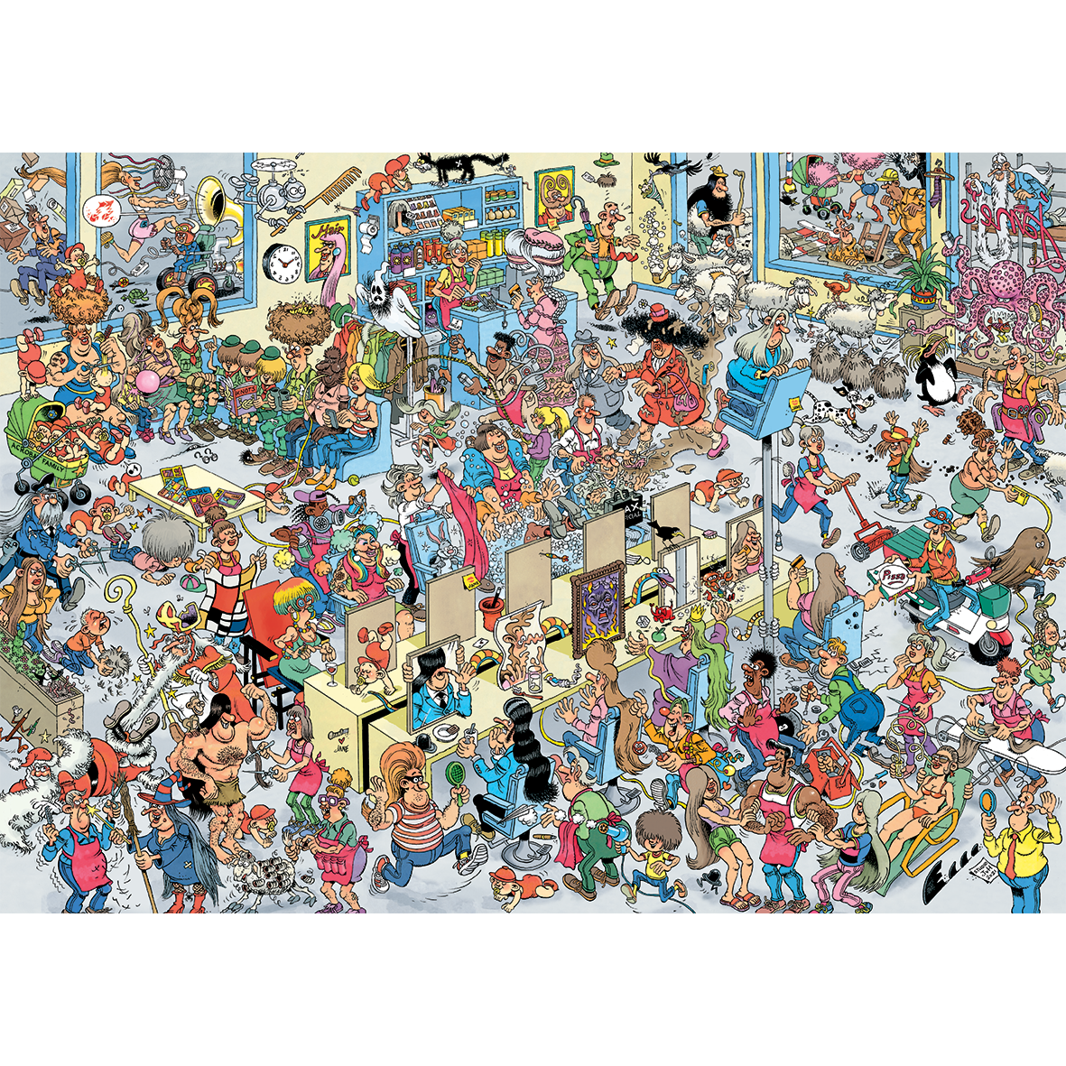 At the hairdresser (1 000)