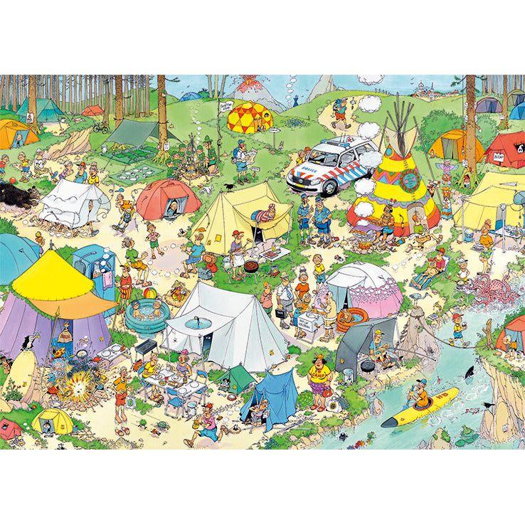 Camping in the forest (1 000 bitar)