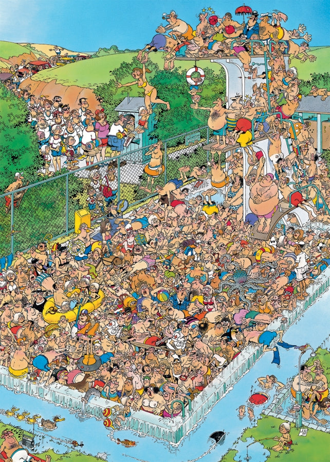 Fun around the pool (1 000 bitar)