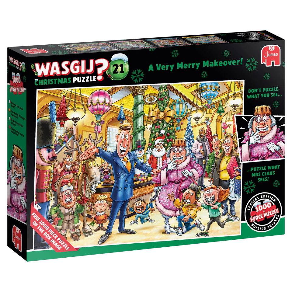 Wasgij Christmas 21 - A very merry makeover! (2 x 1 000)