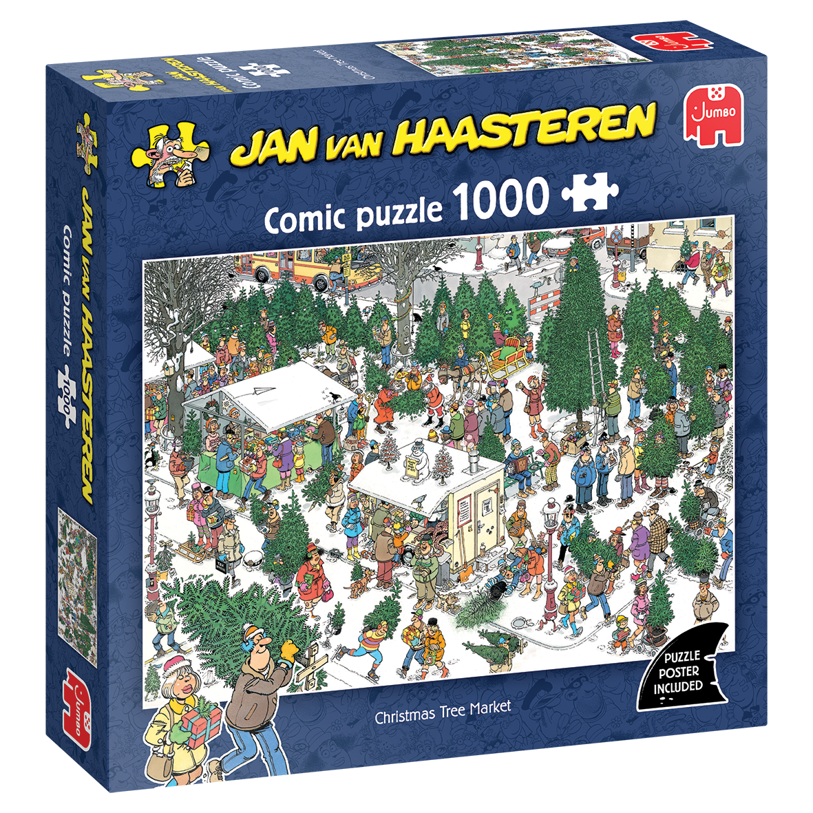 Jan van Haasteren  - Christmas Tree market (1 000)