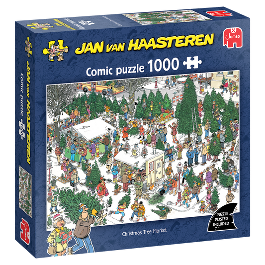 Jan van Haasteren  - Christmas Tree market (1 000)
