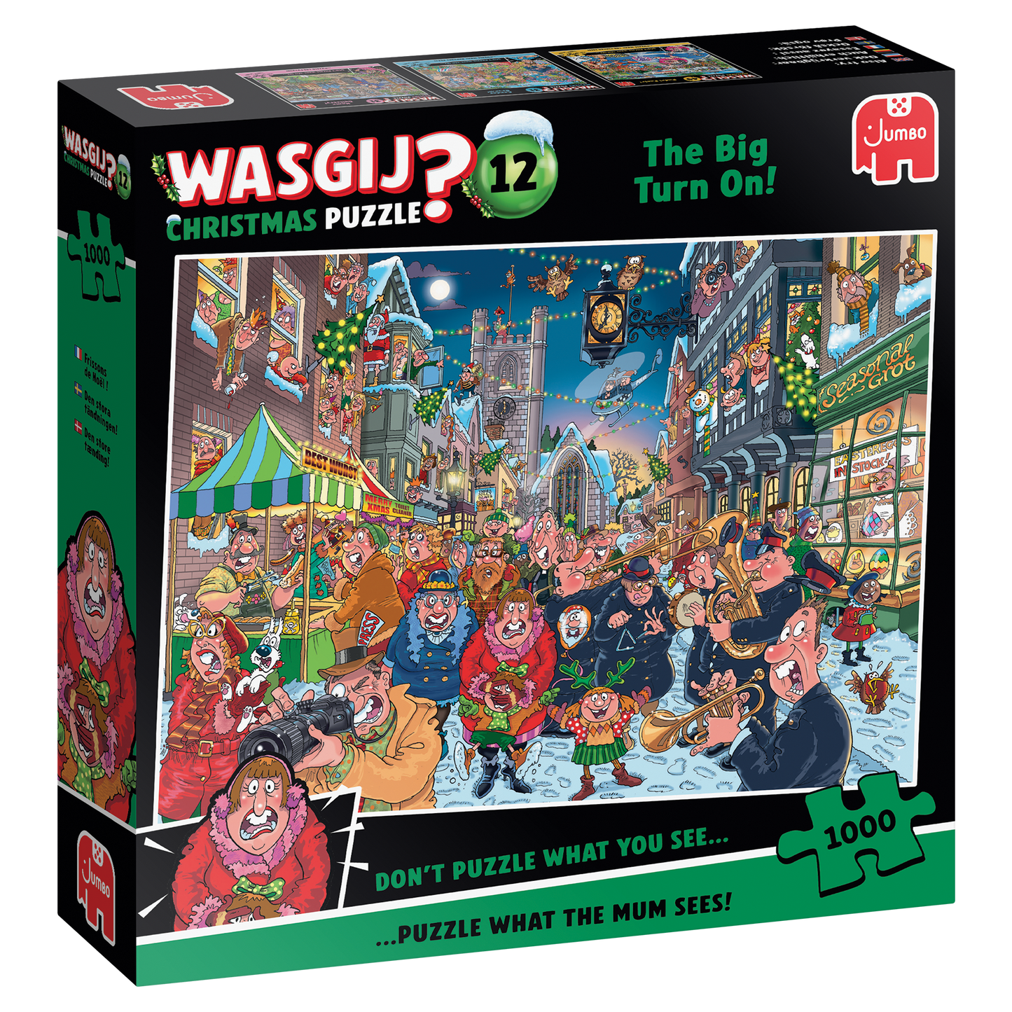 Wasgij -  Christmas 12 - The big turn on (1 000)
