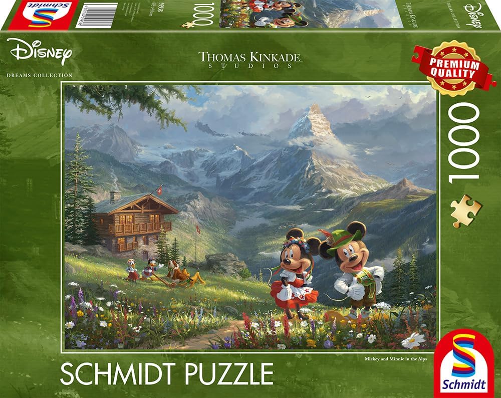 Schmidt - Disney – Mickey & Minnie in the Alps (1 000)