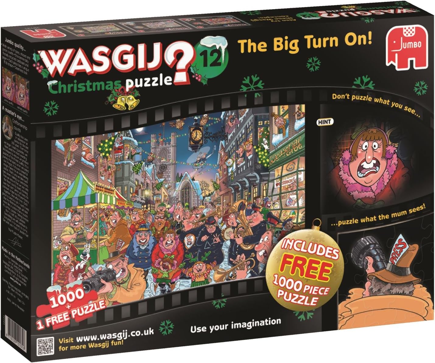 Wasgij -  Christmas 12 - The big turn on (1 000)