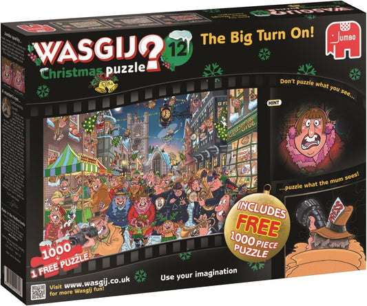 Wasgij -  Christmas 12 - The big turn on (1 000)
