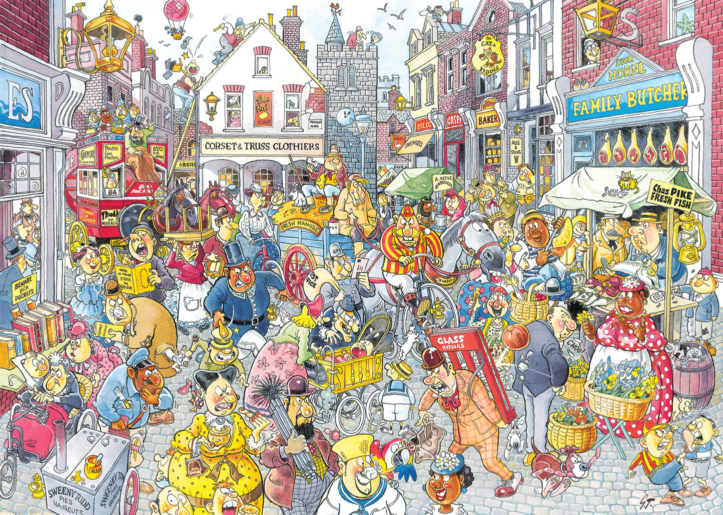 2026 - Wasgij Retro Destiny 10 - High Street Hassle! (1 000)