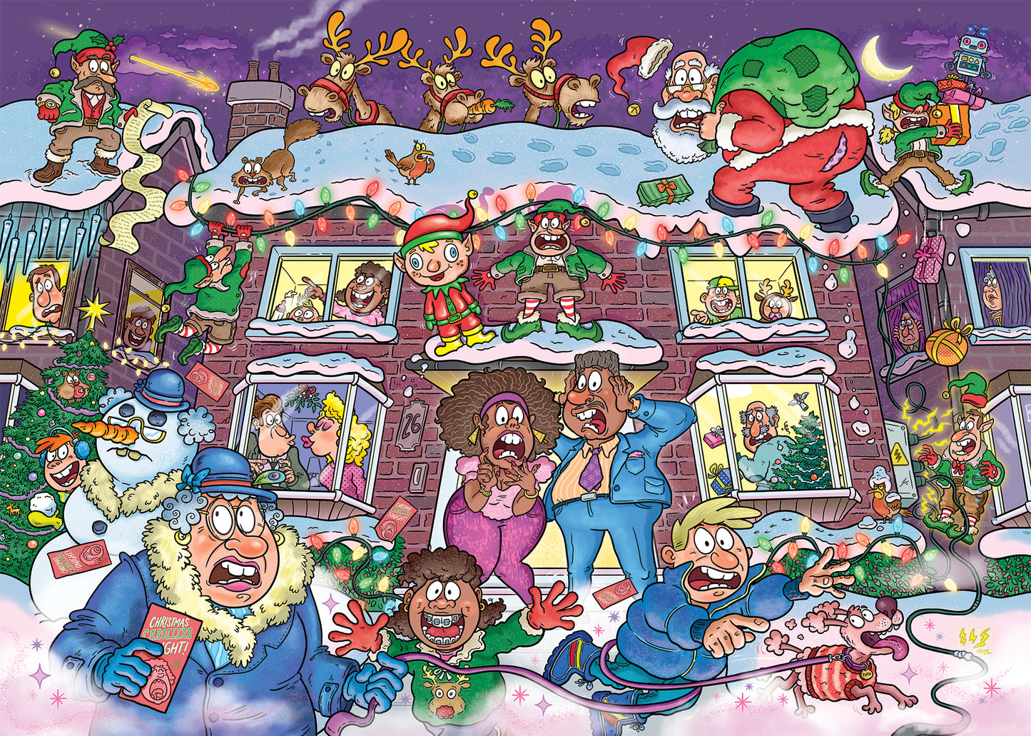 Wasgij Christmas 22 - Not so silent night  (2 x 1 000)