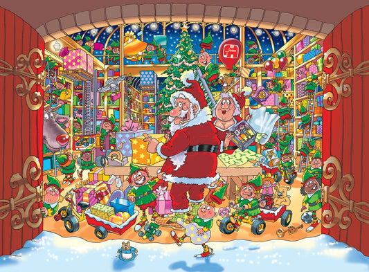 Wasgij 2026 - Christmas 15 -  Santa's unexpected delivery