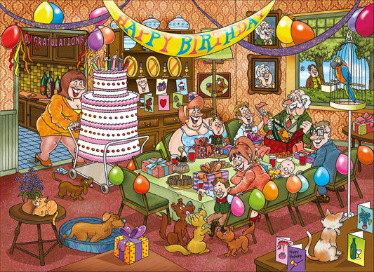 Wasgij 2026 - Mystery 16  -  Birthday surprise (1 000)
